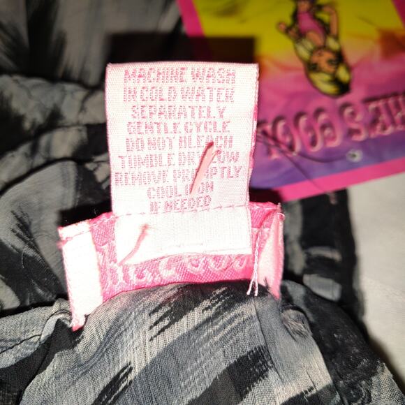 NWT She's Cool Maxi Dress PLUS Sz 3X. Black Gray Sheer Outer Lined Lightweight - Picture 6 of 16